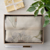 ヴィンテージ音楽フランスのフローラドラゴンフライ 薄葉紙 (ギフト)