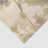 ヴィンテージ音楽フランスのフローラドラゴンフライ 薄葉紙 (詳細)