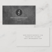 ヴィンテージ音楽名刺 名刺 (正面/裏面)