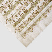 ヴィンテージ音楽手書きスコアノートの切り離し 薄葉紙 (詳細)