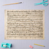 ヴィンテージ音楽手書きスコアノートDecompage T 薄葉紙 (クラフト)