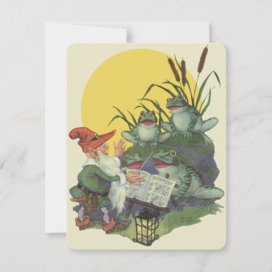 ヴィンテージ音楽雑誌カバーアート、Etude Frog Choir (正面)