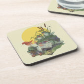 ヴィンテージ音楽雑誌カバーアート、Etude Frog Choir コースター (左側)