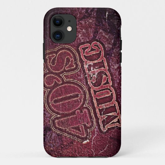 ヴィンテージ音楽40のグラフィックデザイン Case-Mate iPhoneケース (裏面)