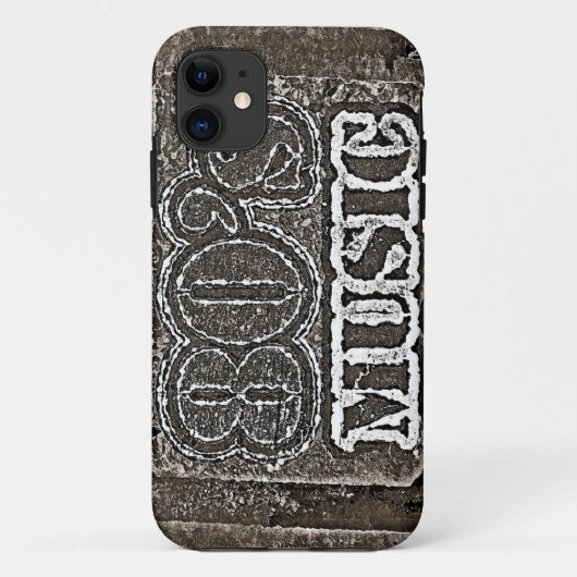 ヴィンテージ音楽80のグラフィックデザイン Case-Mate iPhoneケース (裏面)