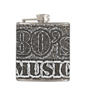 ヴィンテージ音楽80 フラスク (正面)