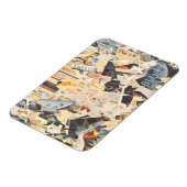 ヴィンテージ音楽、アールデコジャズ、青のラプソディ マグネット (左側)