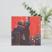 ヴィンテージ音楽、オーケストラの指揮招待状 (スタンド正面)