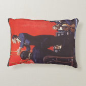 ヴィンテージ音楽、オーケストラの指揮 アクセントクッション (裏面)