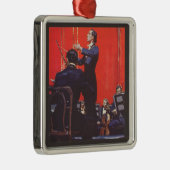 ヴィンテージ音楽、オーケストラの指揮 メタルオーナメント (右)