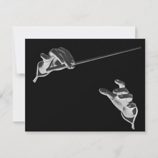 ヴィンテージ音楽、カラオケ誕生日パーティーへの招待 招待状 (正面)