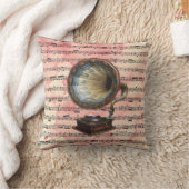 ヴィンテージ音楽 クッション (ブランケット)