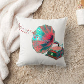 ヴィンテージ音楽 クッション (ブランケット)