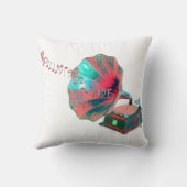 ヴィンテージ音楽 クッション (裏面)