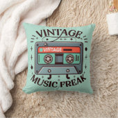 ヴィンテージ音楽 クッション (ブランケット)