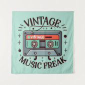 ヴィンテージ音楽 タペストリー (正面)