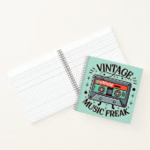 ヴィンテージ音楽 ノートブック (内部)