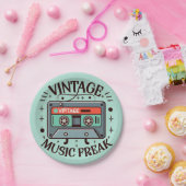 ヴィンテージ音楽 ペーパープレート (パーティー)