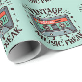 ヴィンテージ音楽 ラッピングペーパー (ロールコーナー)