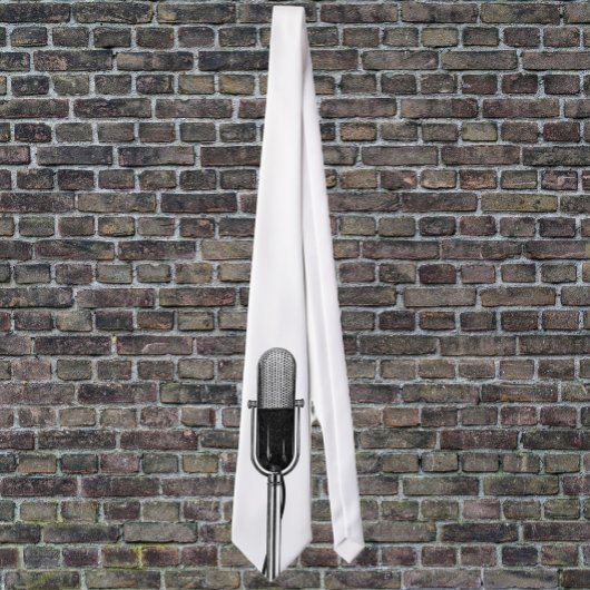 ヴィンテージ音楽、古いファッションドレトロマイク ネクタイ