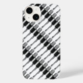 ヴィンテージ音楽、古いファッションドレトロマイク Case-Mate iPhoneケース (裏面)