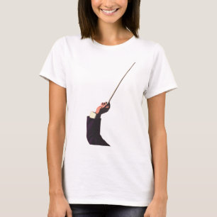 ヴィンテージ音楽,指揮者の手がバトンを持つ Tシャツ
