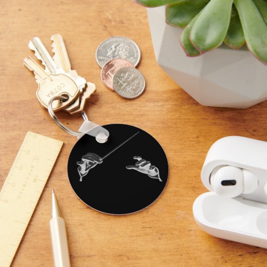 ヴィンテージ音楽、指揮者の手 – バトン キーホルダー (デスク)