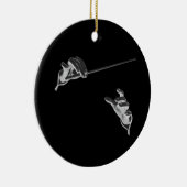 ヴィンテージ音楽、指揮者の手 – バトン セラミックオーナメント (右)