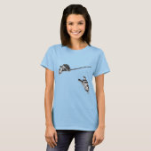 ヴィンテージ音楽、指揮者の手 – バトン Tシャツ (正面フル)