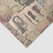 ヴィンテージ音符ギターバイオリンミュージシャン 薄葉紙 (詳細)