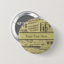 ヴィンテージ音符パターン音楽テーマミュージシャン