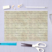 ヴィンテージ音符パターン音楽テーマミュージシャン 薄葉紙 (クラフト)