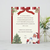 ヴィンテージ韻兄弟姉妹クリスマスサンタレター (スタンド正面)