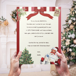 ヴィンテージ韻兄弟姉妹クリスマスサンタレター