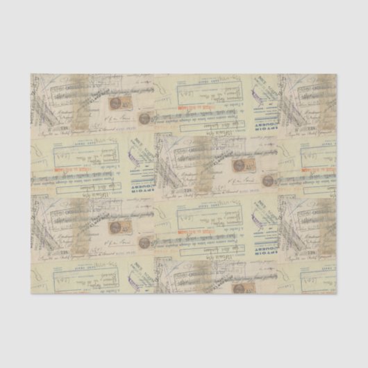 ヴィンテージ領収書 薄葉紙 (正面)