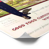 ヴィンテージ頭が切れるはイギリス人がコルドレアを求めた ポスター (角)