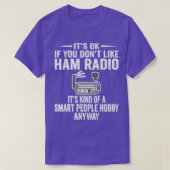 ヴィンテージ頭が切れるピープルHobby Ham Radio Operators Ama Tシャツ (デザイン正面)