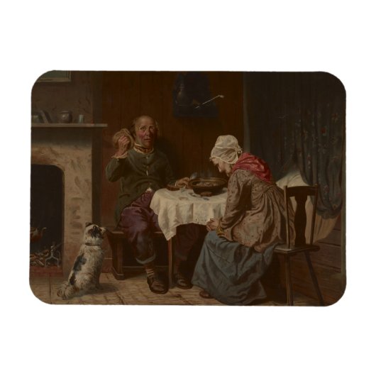 ヴィンテージ頼のリトグラ賛美フ マグネット (横)