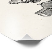 ヴィンテージ顕微鏡アンティーク科学顕微鏡 フォトプリント (角)