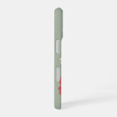 ヴィンテージ風にスタイリングされたワイルドローズ iPhone 16ケース (右側面)