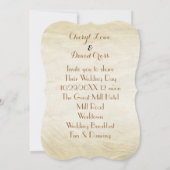 ヴィンテージ風のスチームパンクをテーマにしたウェディング 招待状 (裏面)