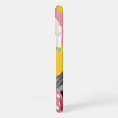 ヴィンテージ風の女性の肖像画 iPhoneケース (左側面)