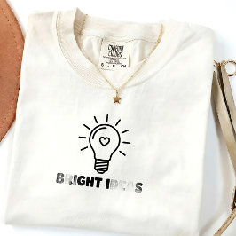 ヴィンテージ風の明るいアイデア ユニセックスTシャツ Tシャツ