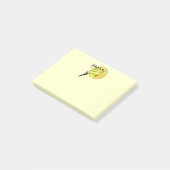 ヴィンテージ風の月の男はしご達が月に ポストイット (アングル)