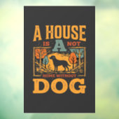 ヴィンテージ風の犬小屋 ウィンドウサイン (シート3)