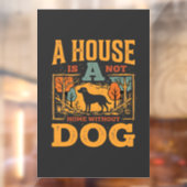 ヴィンテージ風の犬小屋 ウィンドウサイン (シート2)