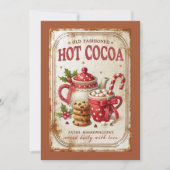 ヴィンテージ風の素敵な伝統的なクリスマス シーズンカード (正面)