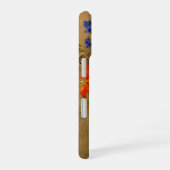 ヴィンテージ風の絵画 野花 iPhone 16ケース (右側面)