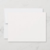 ヴィンテージ風の馬をモチーフにした便箋 招待状 (裏面)