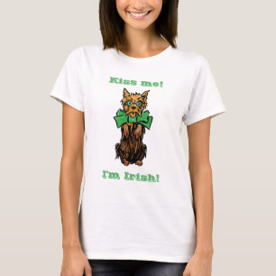 ヴィンテージ風オズの魔法使い トートの犬 緑のリボン付き Tシャツ